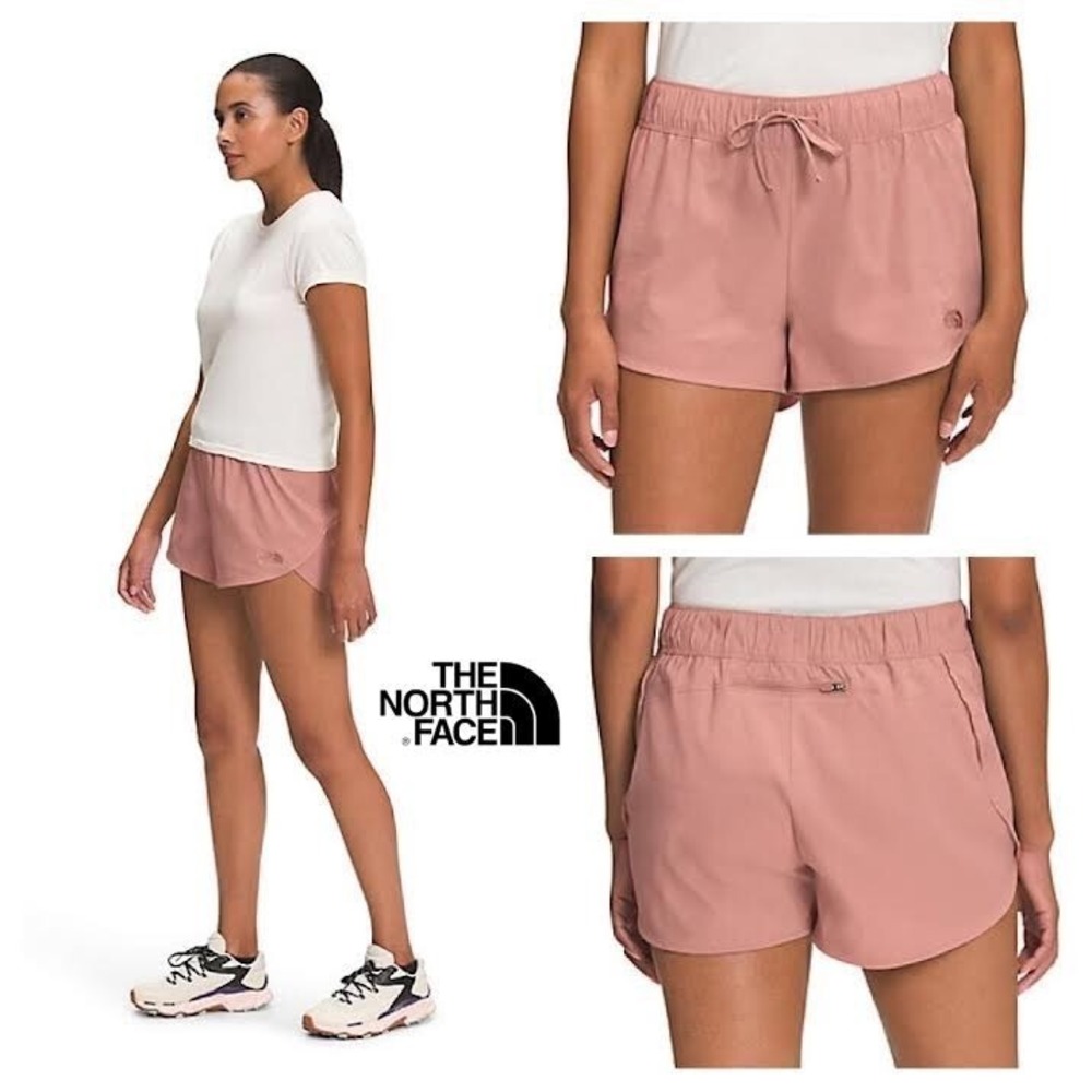 The North Face Womens Dusty Rose Pink Active Shorts 3XL Plus Size Running Hiking